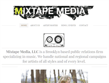 Tablet Screenshot of mixtape-media.com